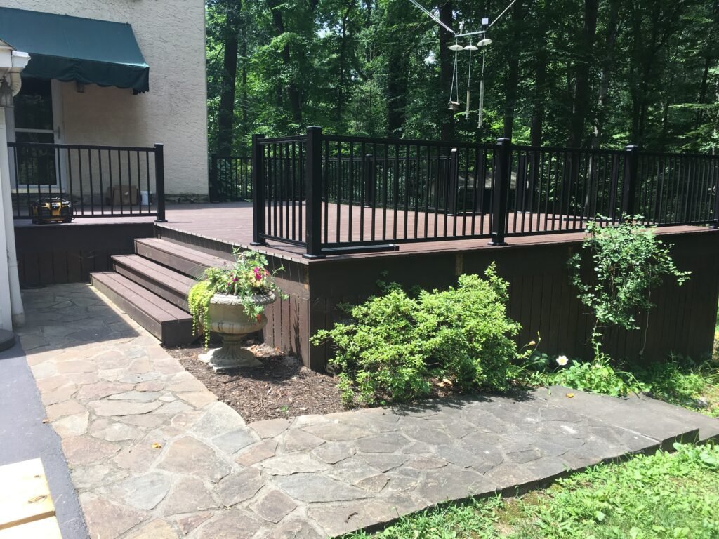 Luxury deck features enhancing outdoor comfort and elegance in Villanova, PA